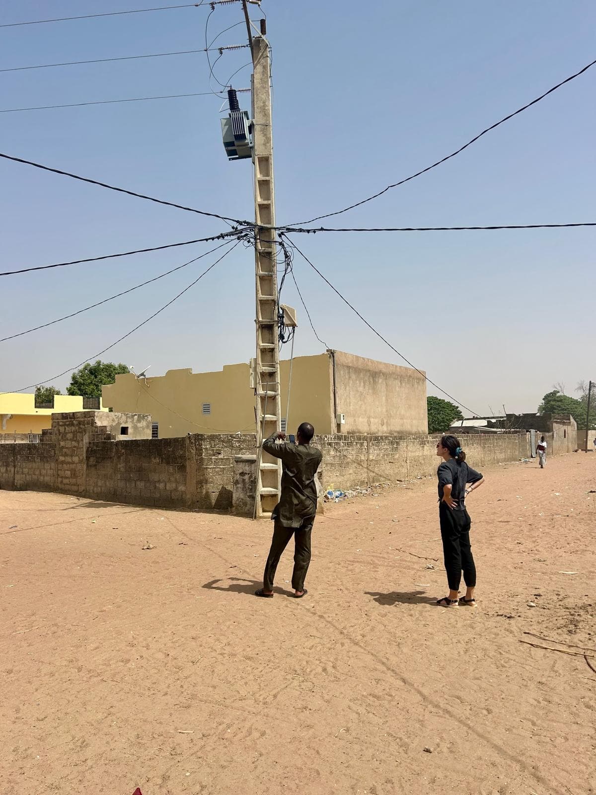 nLine sensor installation in Senegal