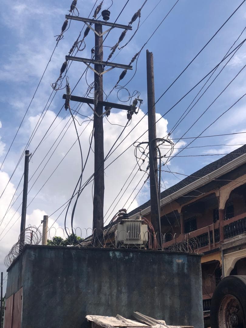 Distribution transformer in Allen Town