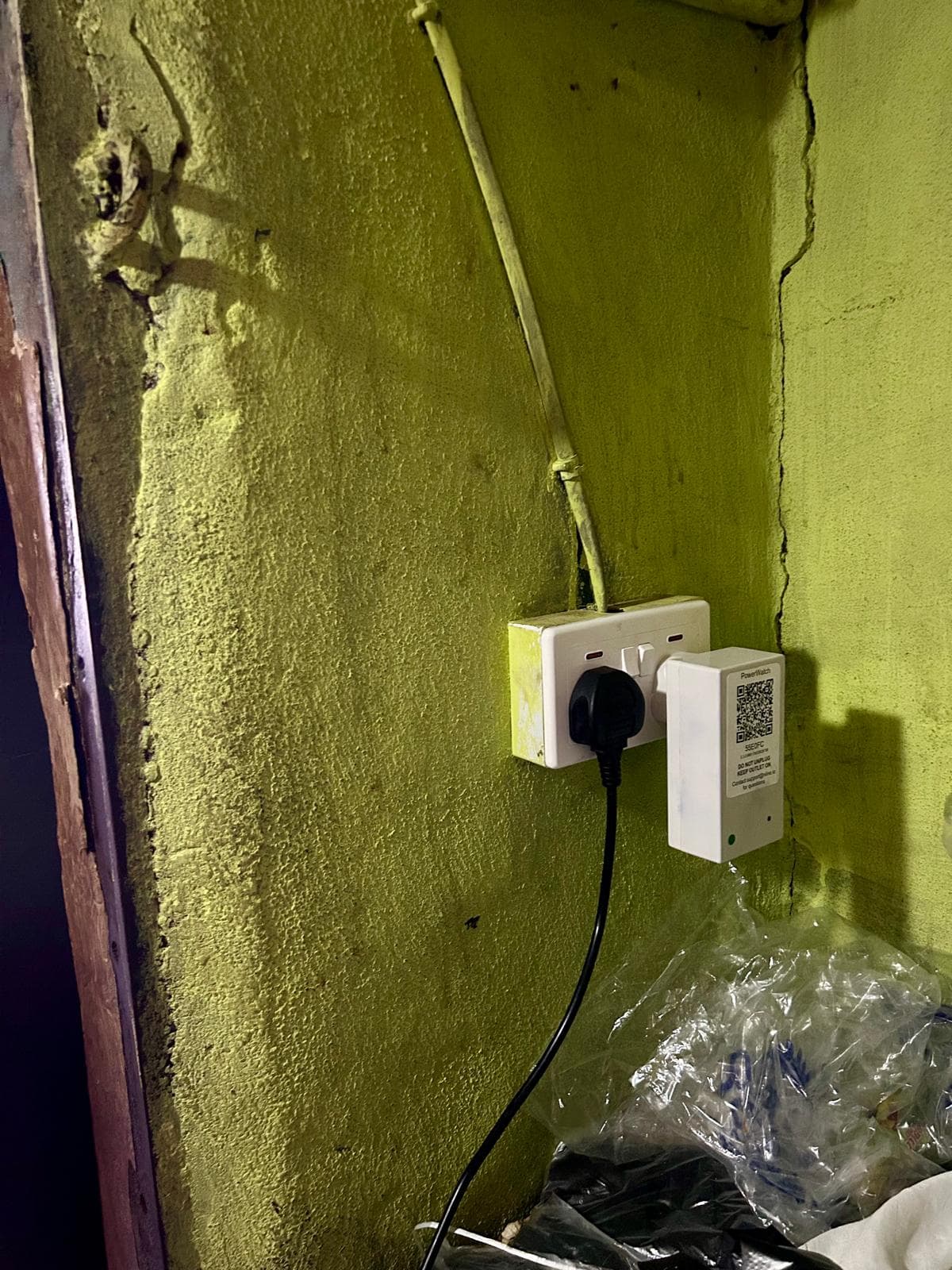 A sensor installed in a small business in Kissy