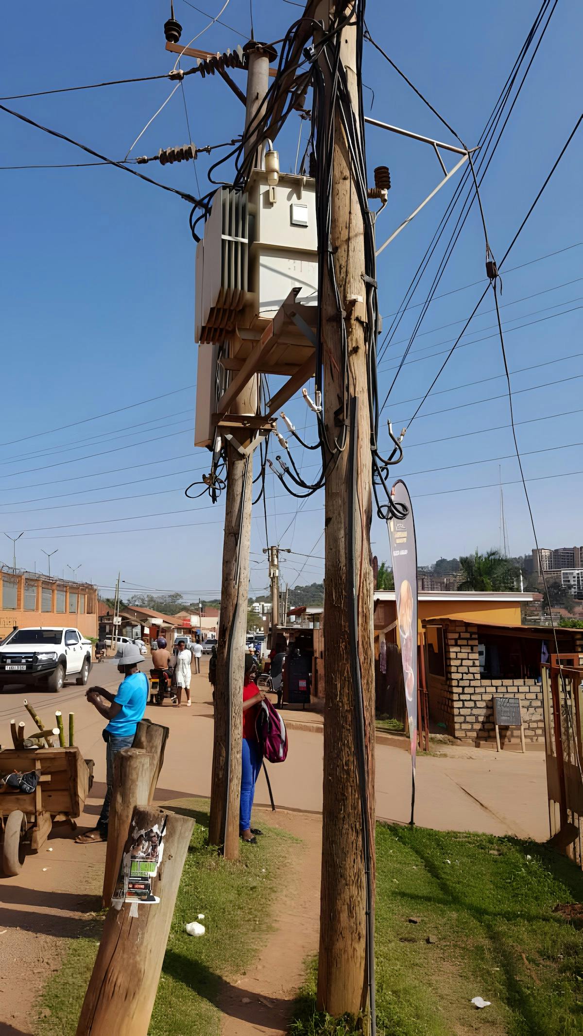 A transformer in one of the formal communities (credit: Paul Kyoma)